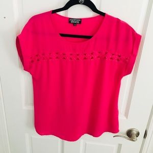 Bright pink, summer blouse